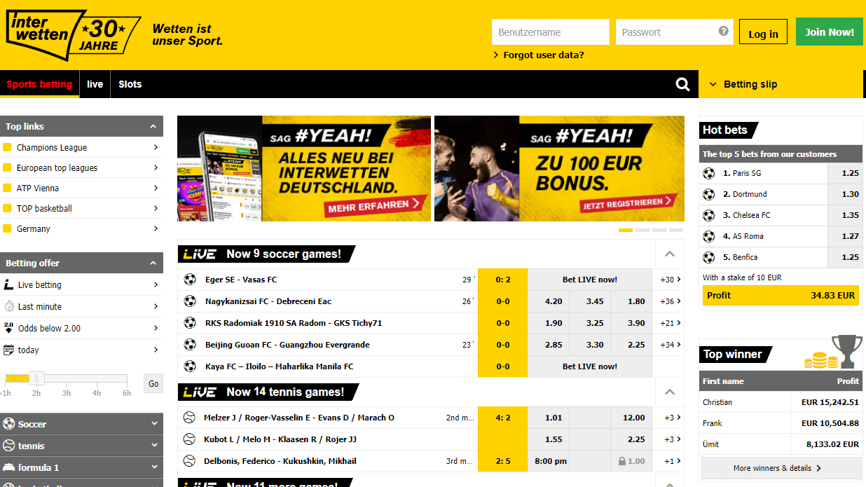 interwetten umsatz