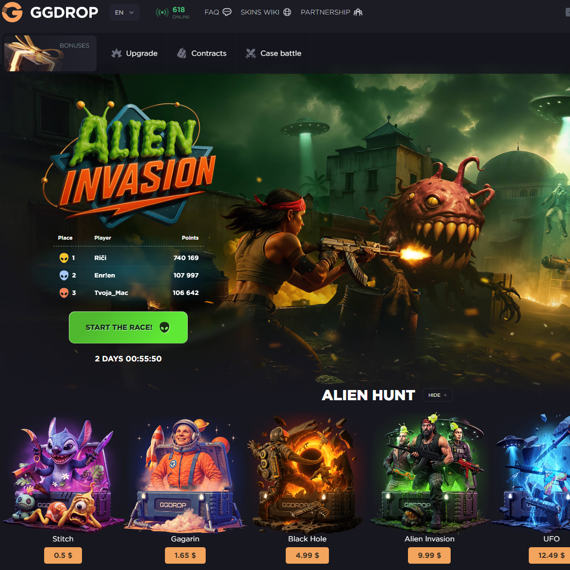 GGDrop - bettingdude.meggdrop